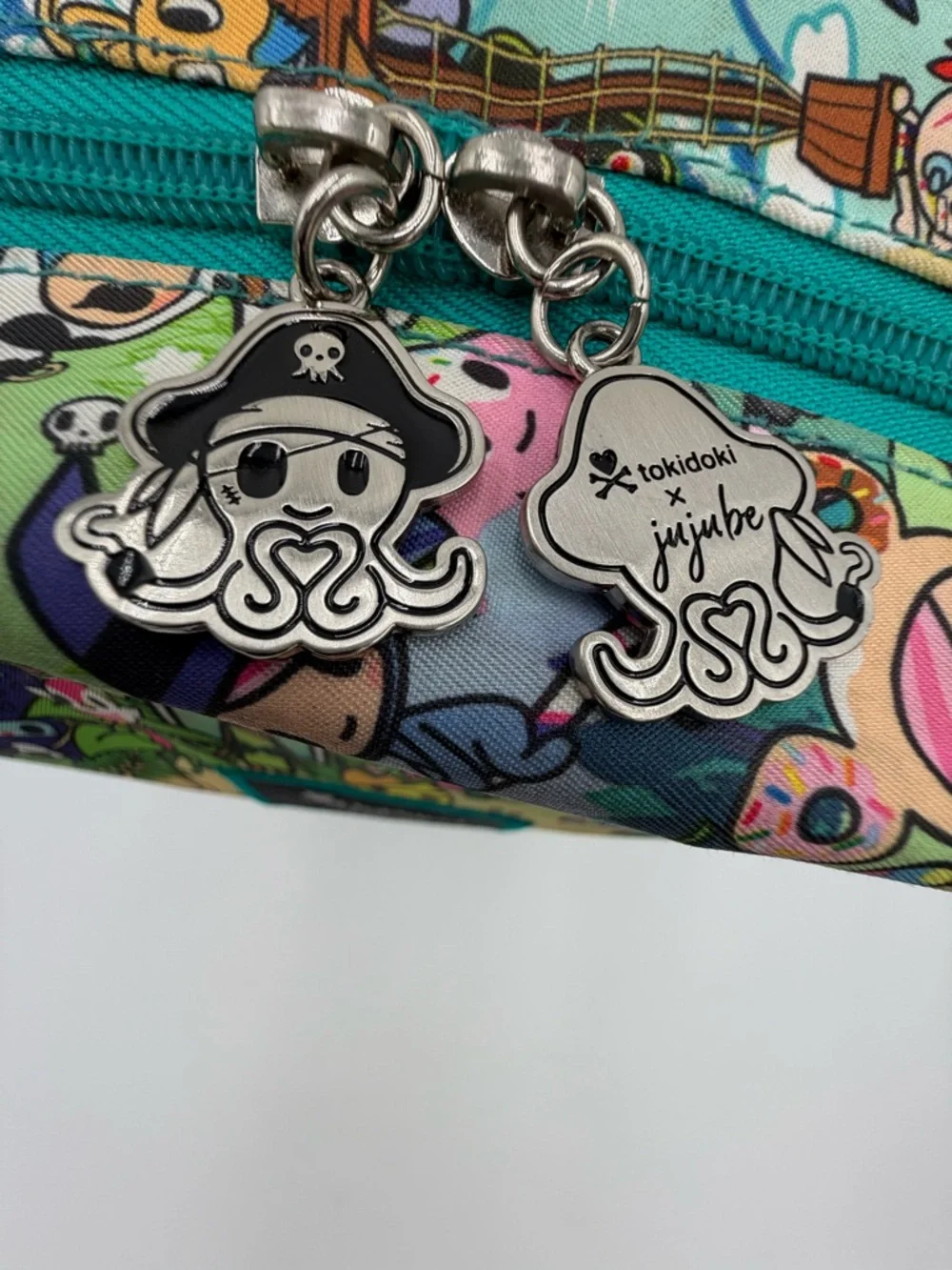 JuJuBe x tokidoki Fantasy Paradise Mini Be Backpack HTF Teal Lining EUC